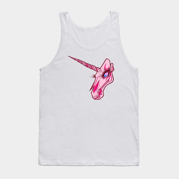 Unicorn Skull Tank Top by MissIvoryRainbow